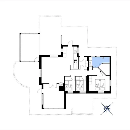 Casa de Férias Bl1396-blokhus-laerkevej-8 *
